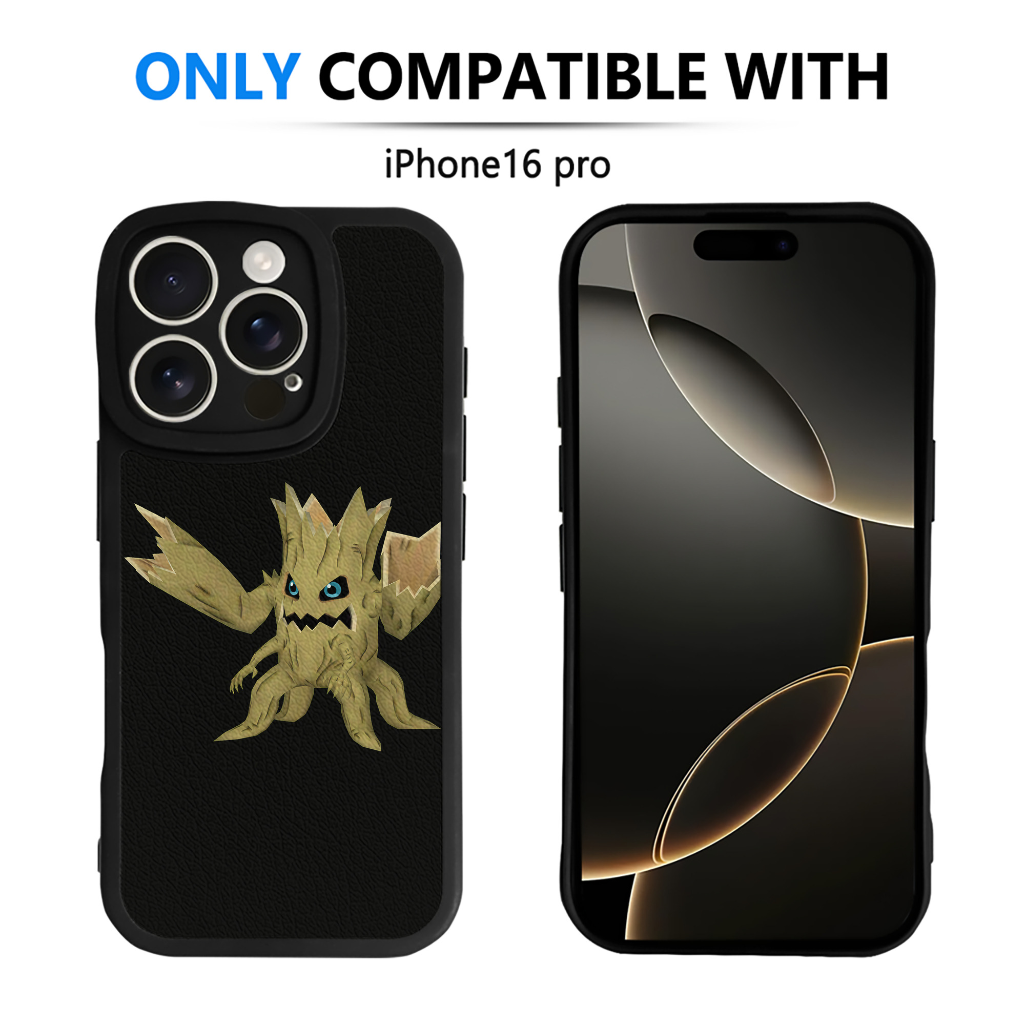（画像用） Digimon デジタルモンスター/デジモン 【iPhone 16シリーズ対応】シリコンスマホケース（レザー調） 材質：シリコン